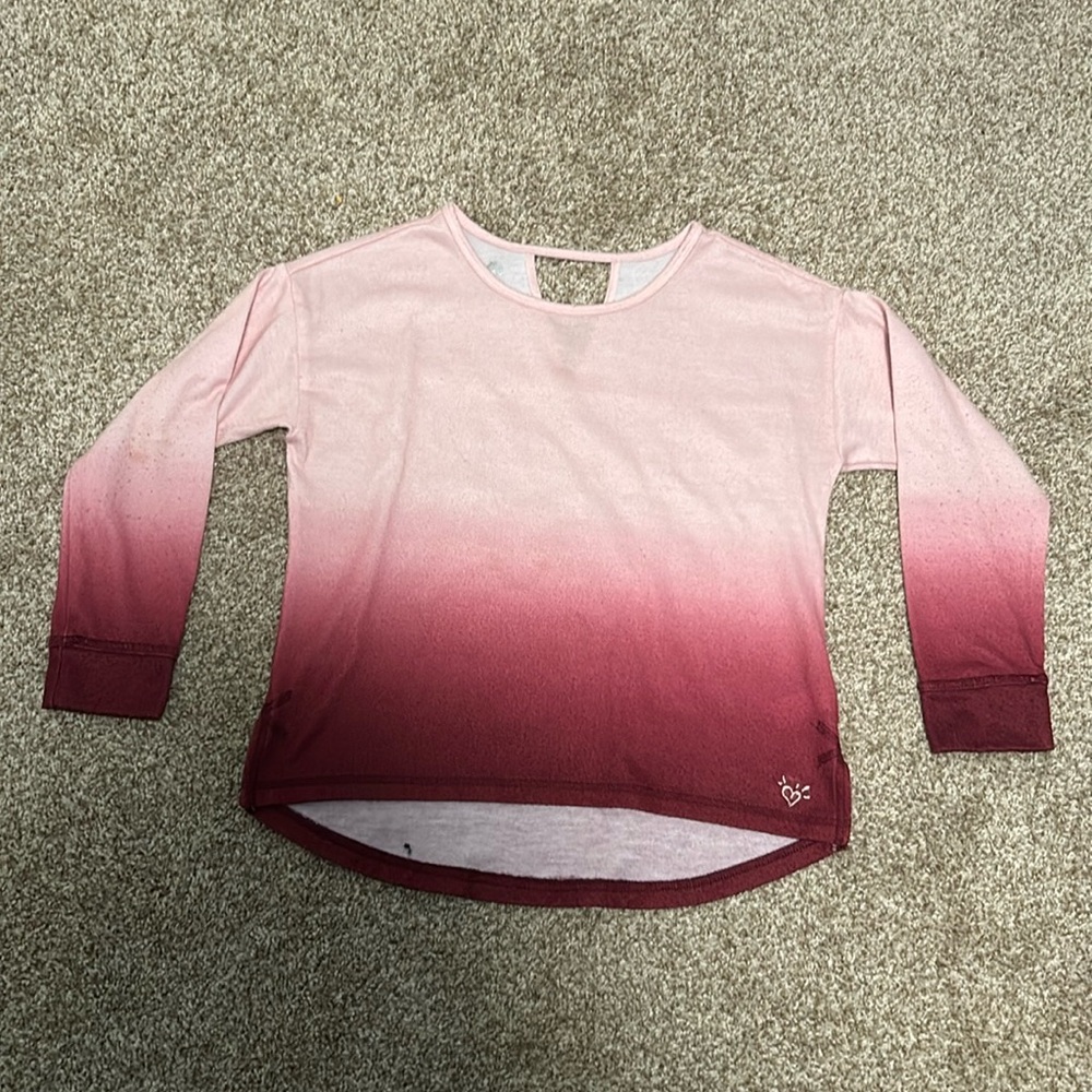 👧Girls Size 10 Long sleeve this sweater shirt. Justice.